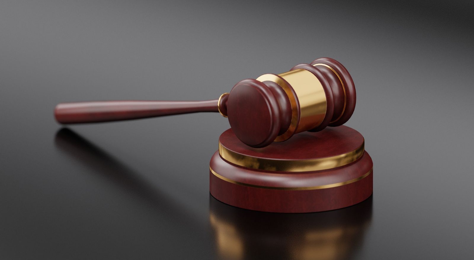 A wooden gavel